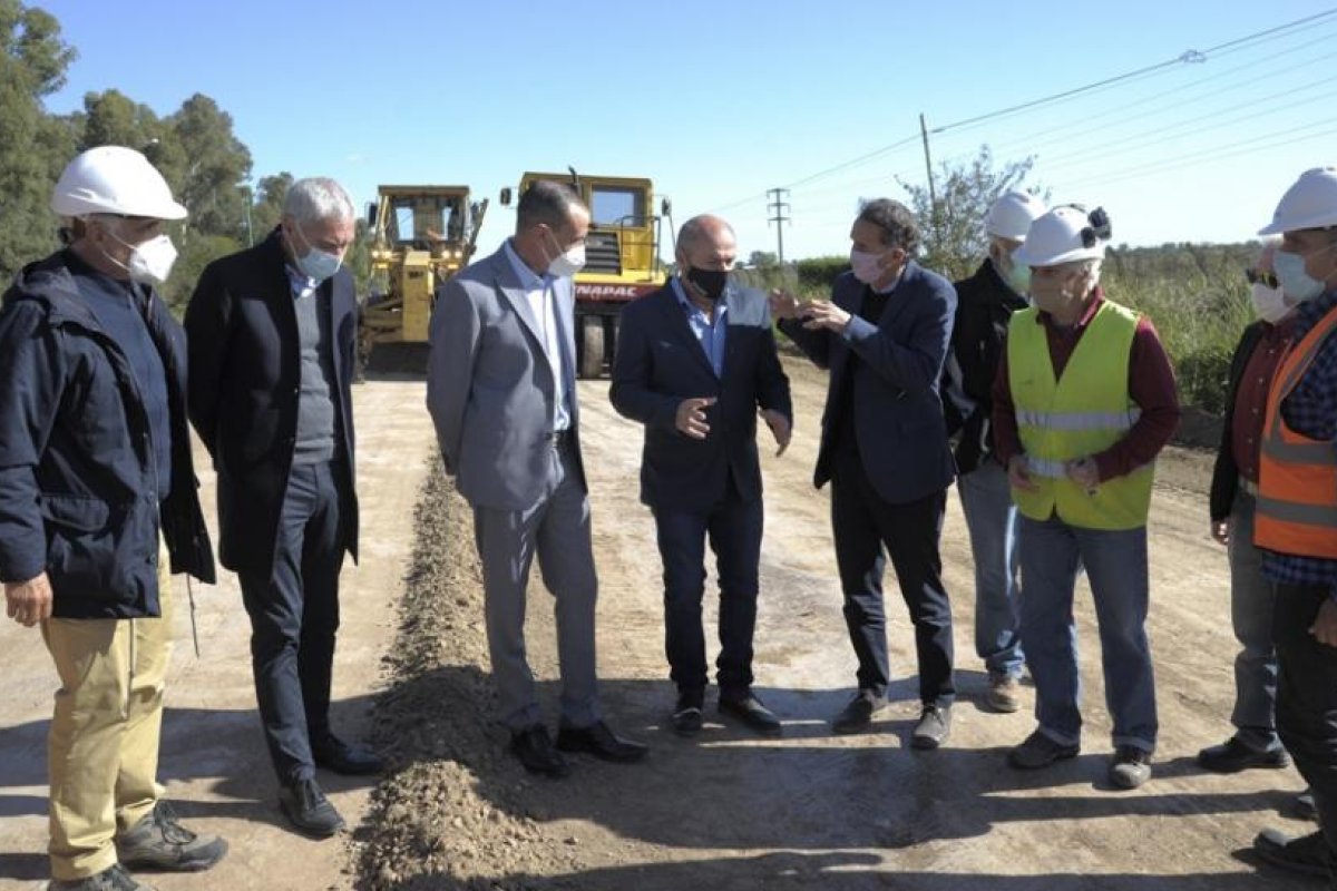 Katopodis dio inicio a las obras para la autovía Ensenada-La Plata