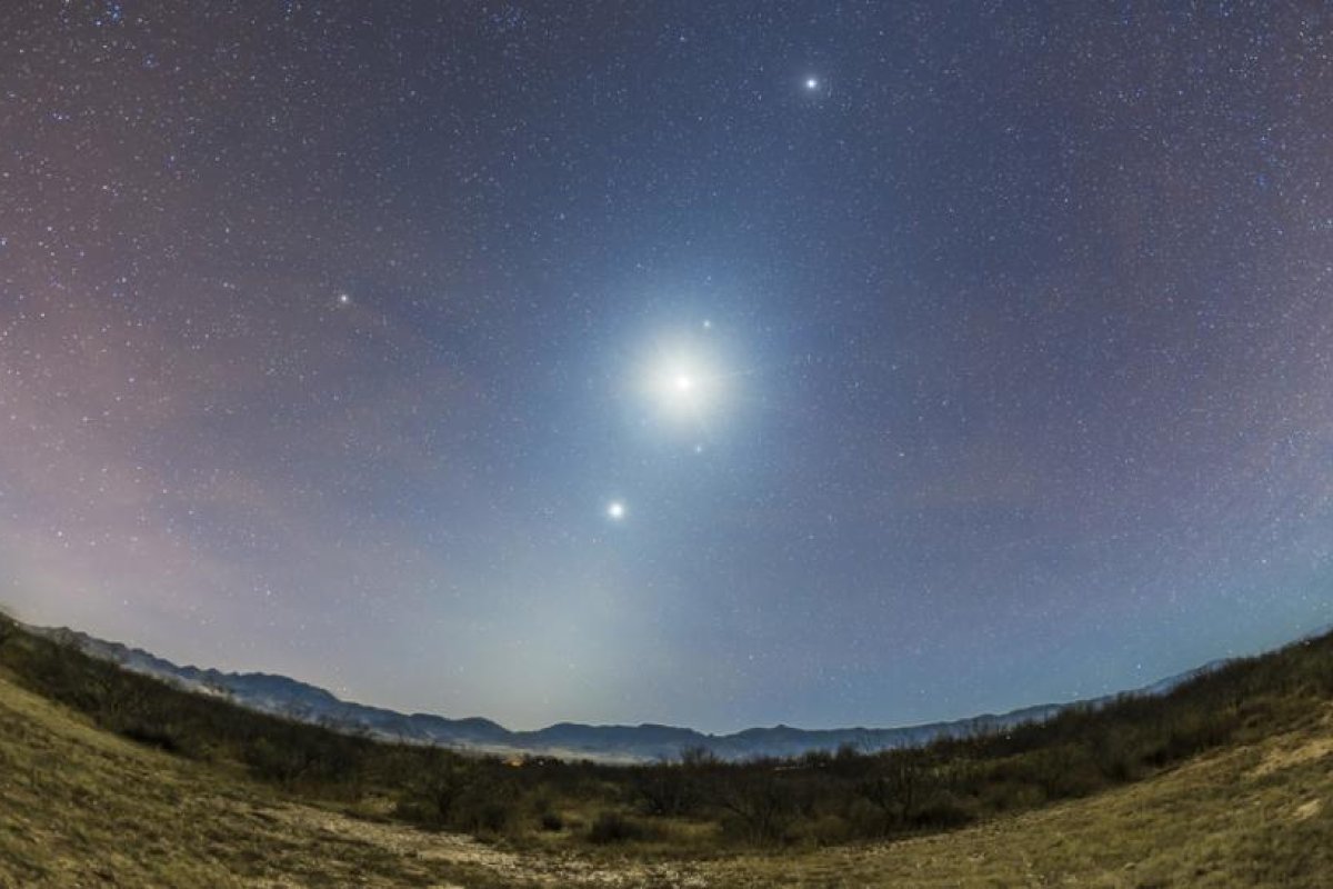 Esta semana ocurrirá una inusual conjunción de la Luna, Venus y Marte: ¿cuándo y dónde se podrá ver?