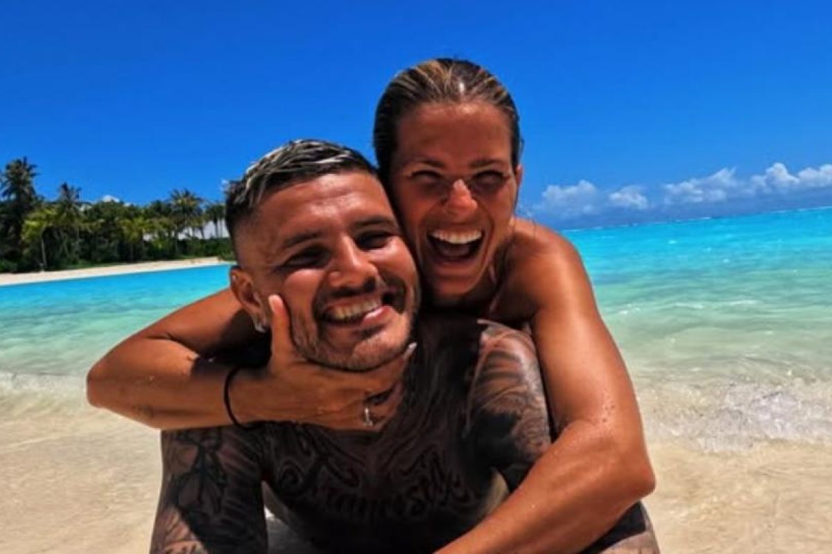 Mauro Icardi revela una imagen íntima de La China Suárez en Maldivas