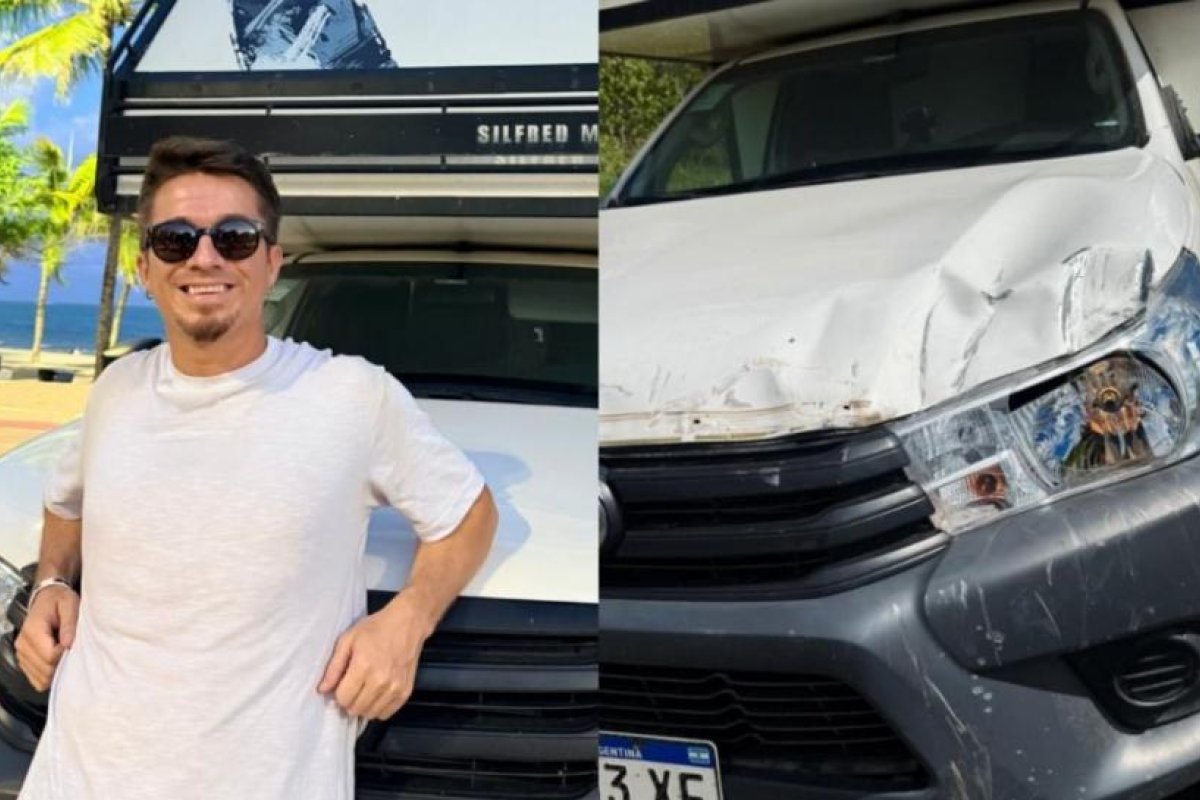 Accidente de Jeremías Gómez Suárez, hijo de Piñón Fijo, en ruta brasileña