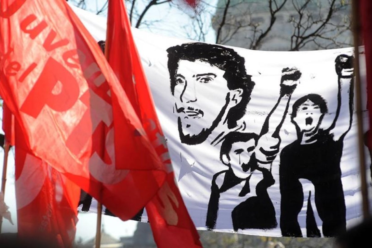 Realizan un acto homenaje a diez años del asesinato de Mariano Ferreyra