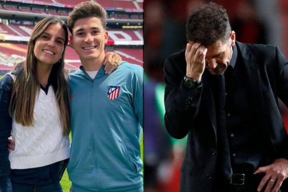 La relación de Julián Álvarez y Emilia Ferrero tensa por el Cholo Simeone
