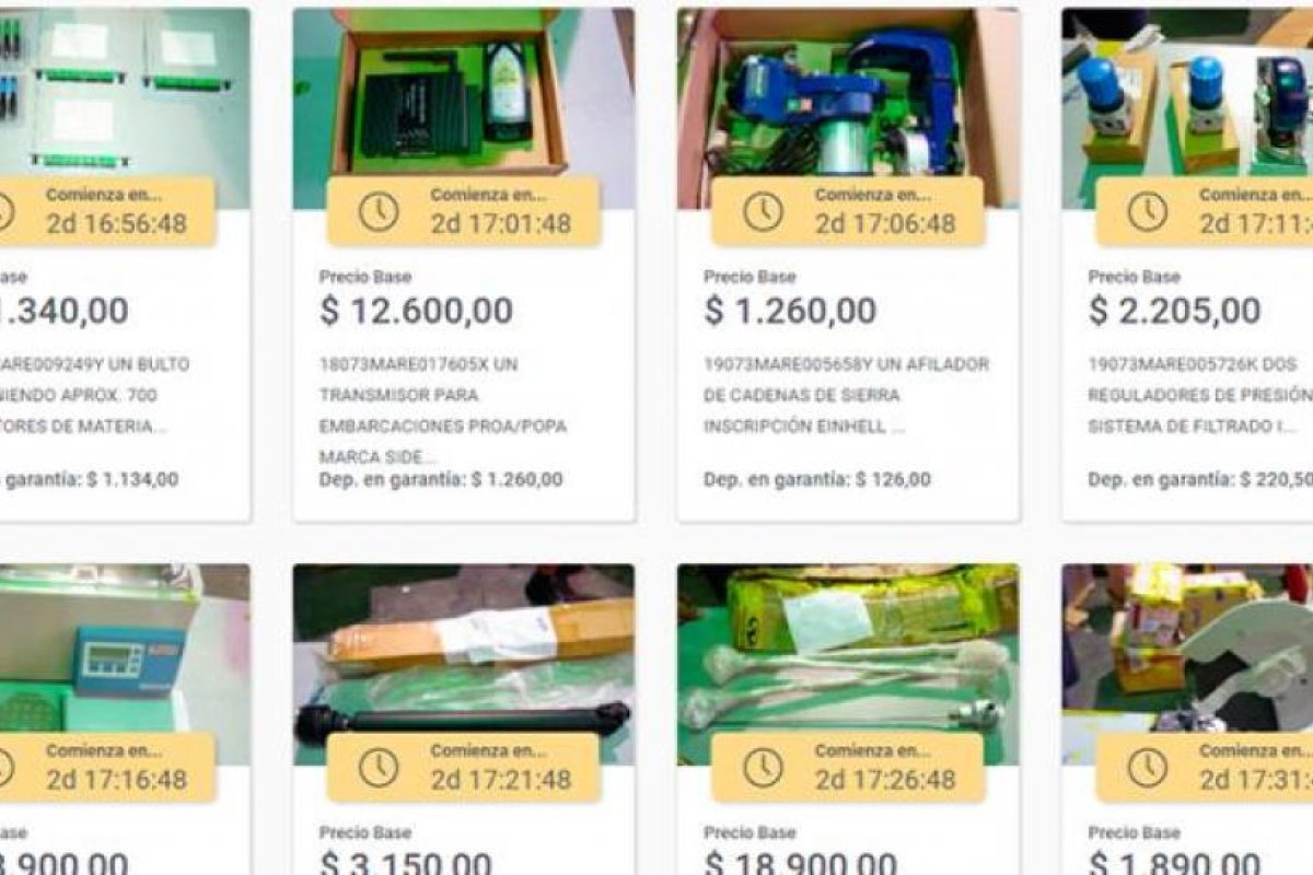 La AFIP subastará en forma online mercadería depositada en Aduana