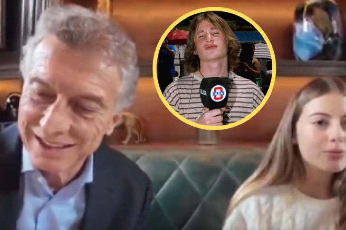Valentin Rizzuti Presenta a Mauricio Macri y Antonia en su Nuevo Segmento