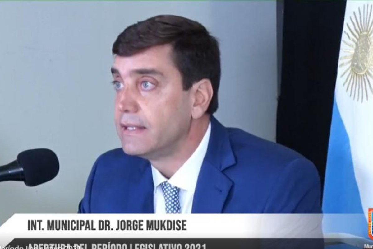 Mirá el video del mensaje del intendente Jorge Mukdise en la apertura de sesiones del Concejo Deliberante