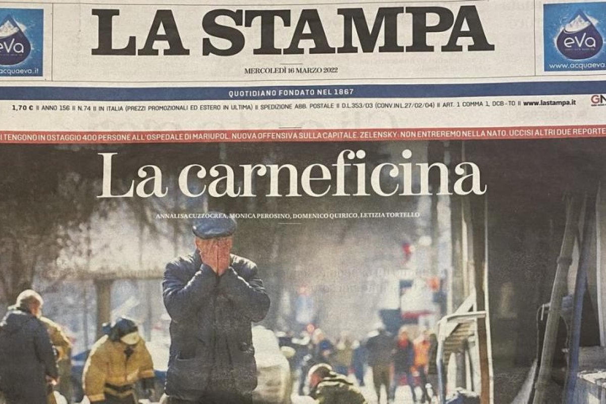 El director de un periódico italiano responde a las acusaciones de desinformación sobre una fotografía de Donetsk