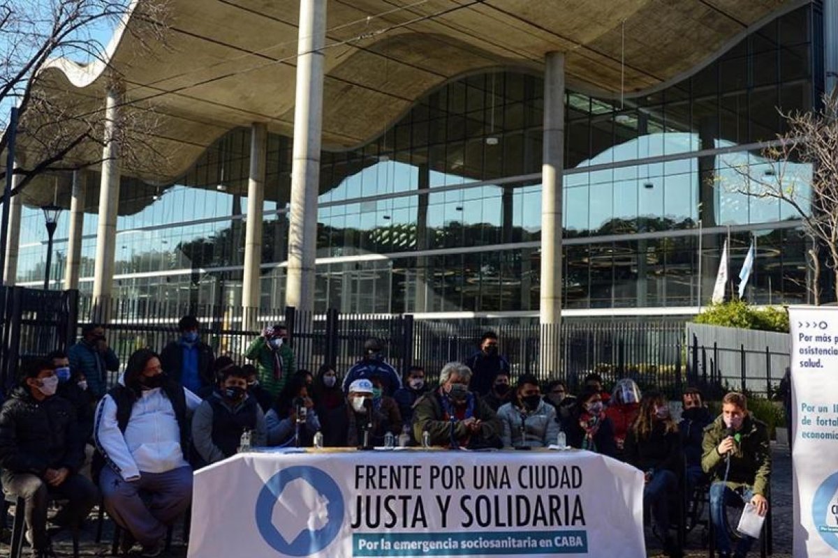Organizaciones reclamaron una "fuerte inversión en políticas sociales" al gobierno porteño