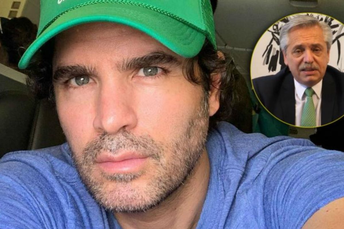 Eduardo Verástegui comparó a Alberto Fernández con el coronavirus