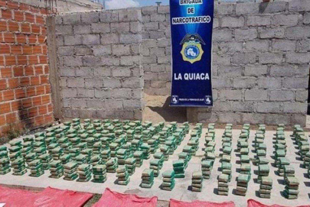 Millonario decomiso de 185 kilos de hojas de coca en Jujuy