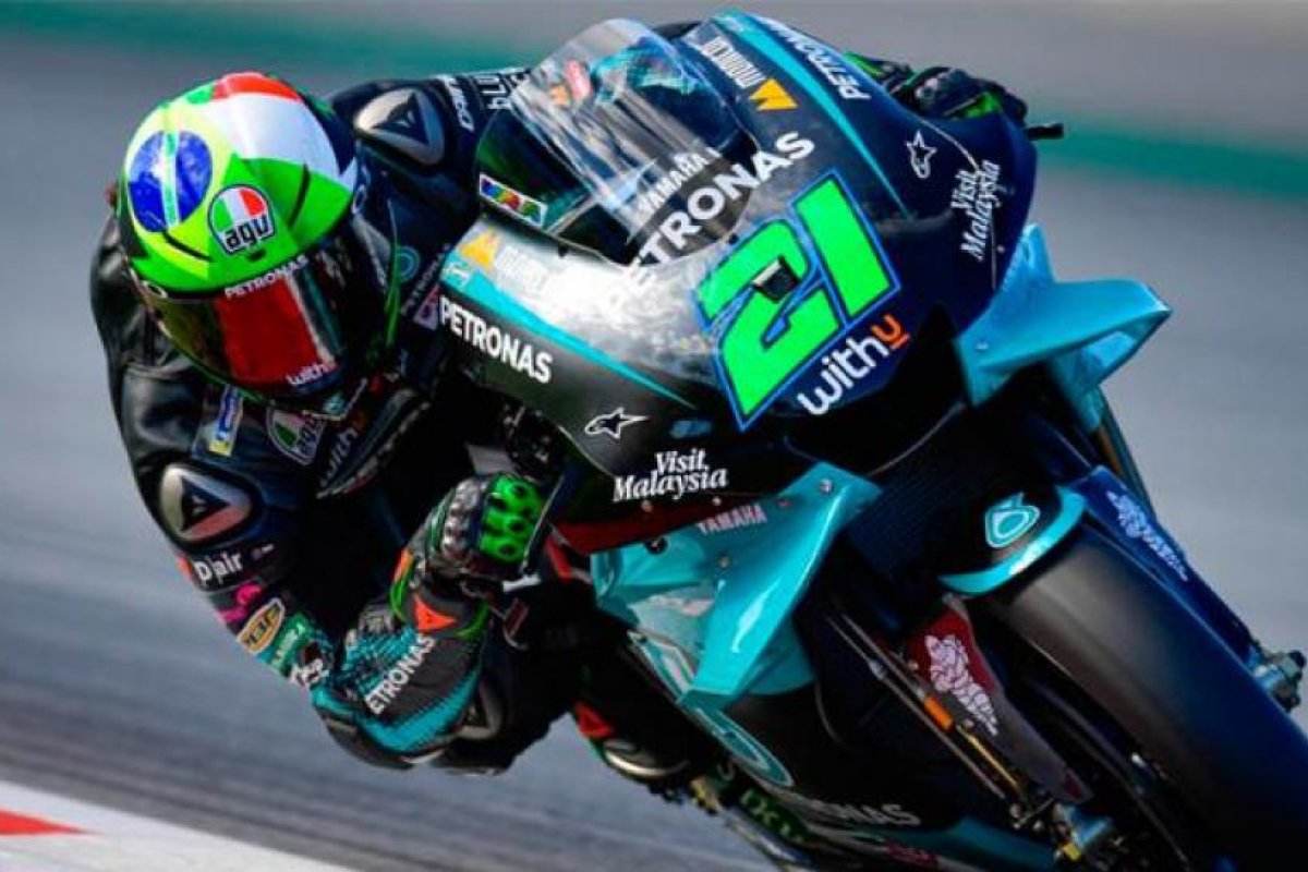 Franco Morbidelli dominó los ensayos libres del MotoGP en Cataluña