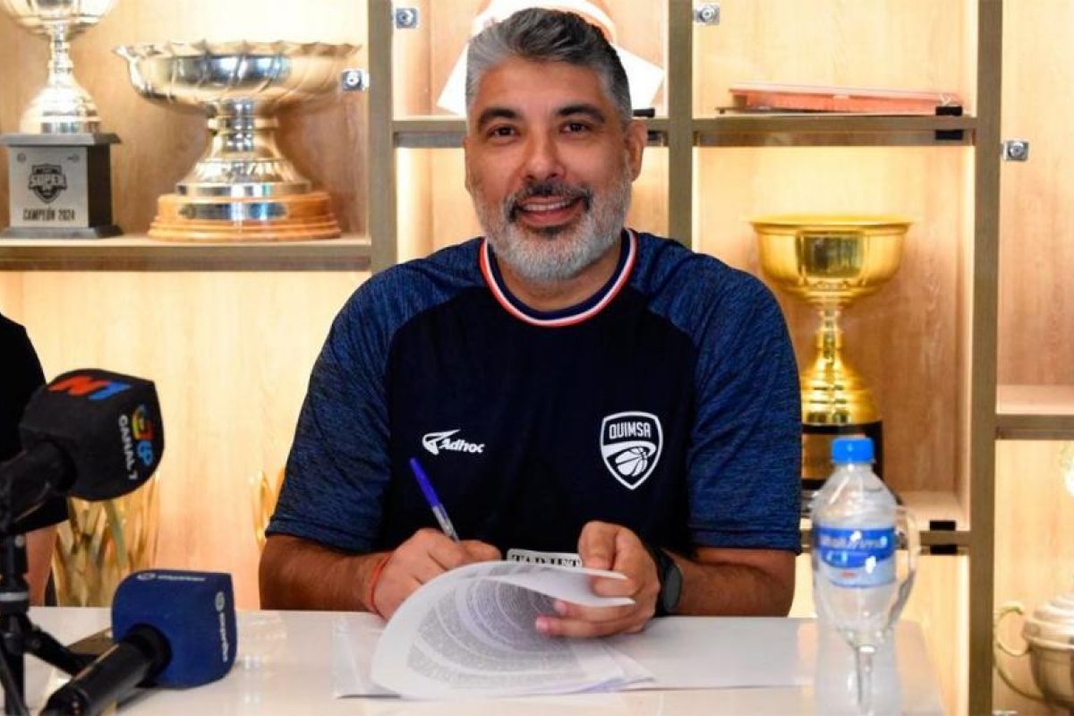 Lucas Victoriano asume como director técnico de Quimsa en un nuevo desafío