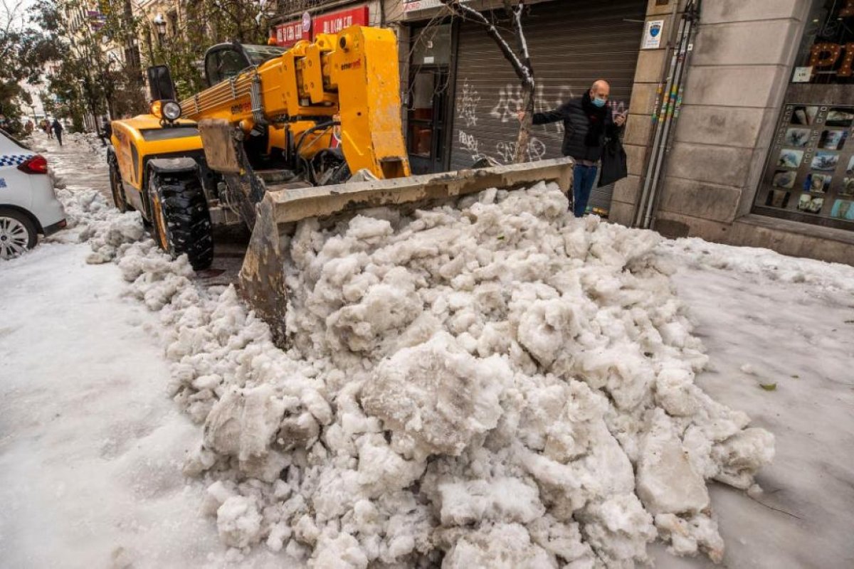 Alerta en España por una ola de frío "siberiana" tras el paso del temporal Filomena