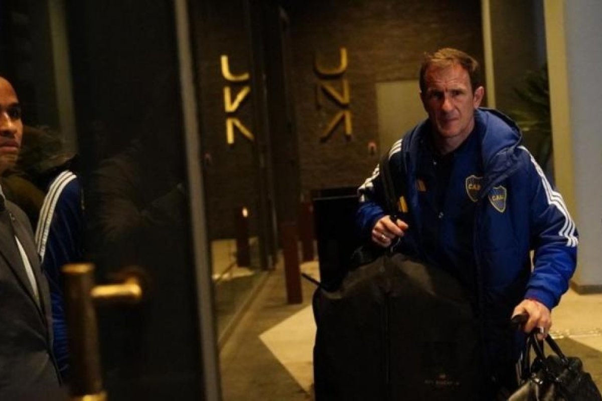 Boca Juniors llega a San Pablo bajo intensa lluvia en su visita internacional