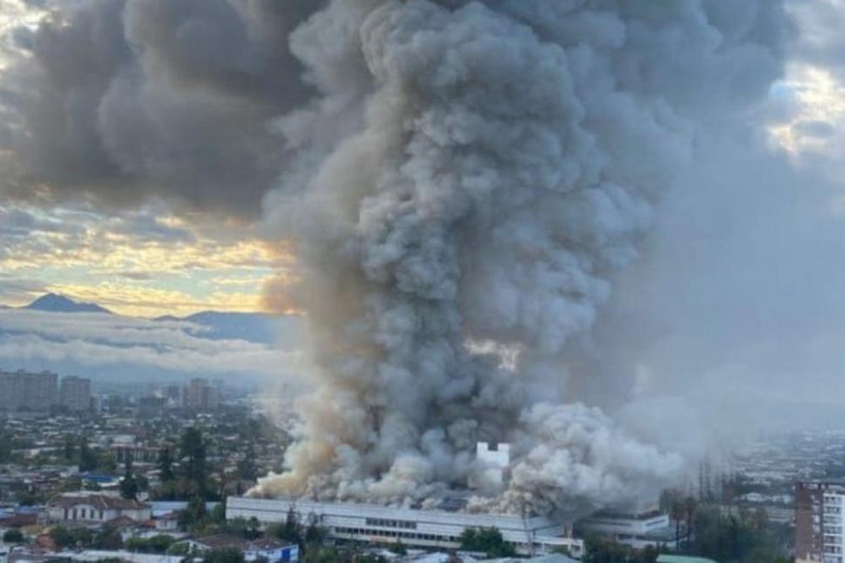 Chile: incendio en el Hospital de Niños de Santiago