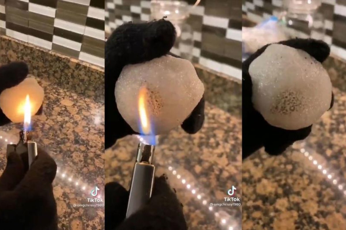 'Tiktokers' queman bolas de nieve para demostrar que la nieve en Texas es falsa, difundiendo una teoría conspirativa