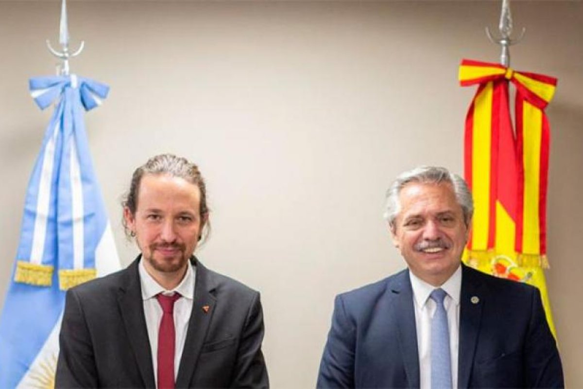Fernández mantuvo una reunión bilateral con el vicepresidente de España