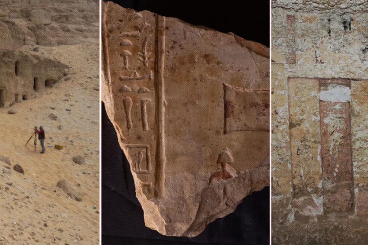 Desentierran 250 tumbas del antiguo Egipto cavadas en la montaña