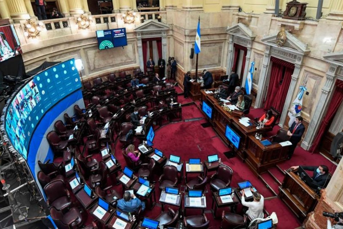 El Senado empieza a estudiar la postergación de las elecciones y recibe a Cafiero