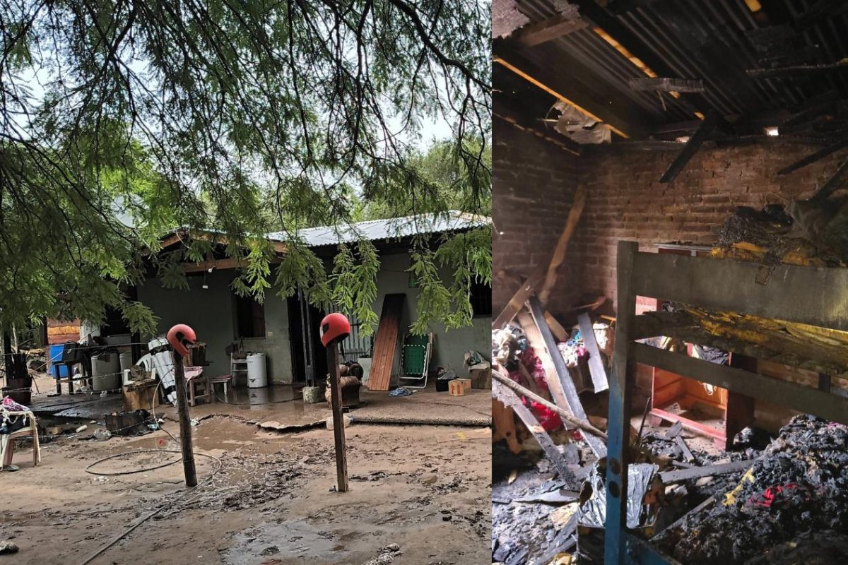 Hace instantes: Incendio destruyó una vivienda en Vinará