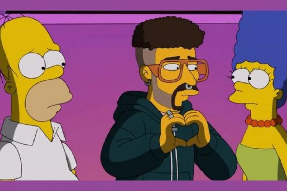 Los Simpson rinden homenaje a Bad Bunny previo al Super Bowl LX