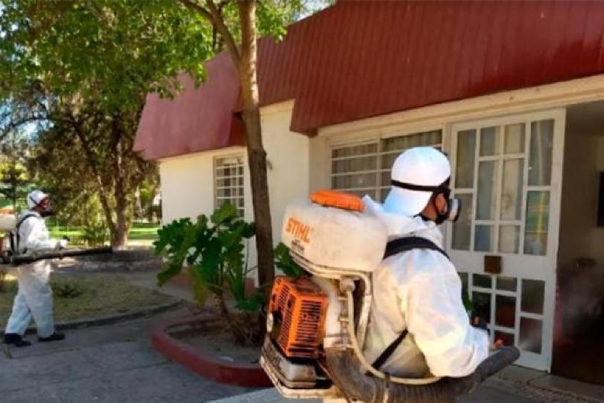 La Municipalidad continúa con la sanitización de sus diferentes reparticiones