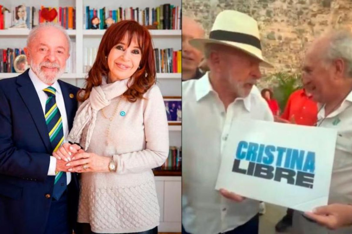 Lula da Silva envía mensaje de apoyo a Cristina Kirchner en Brasil