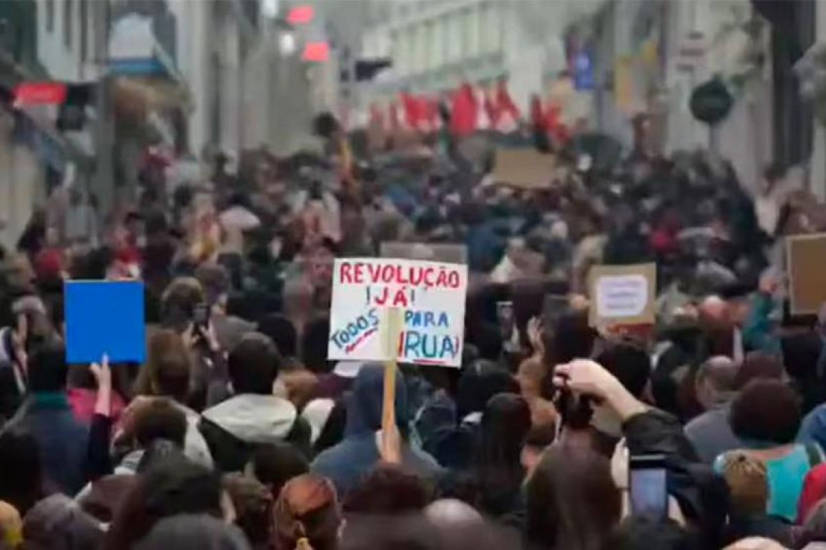 Movilización masiva en Portugal contra la reforma laboral de Luis Montenegro