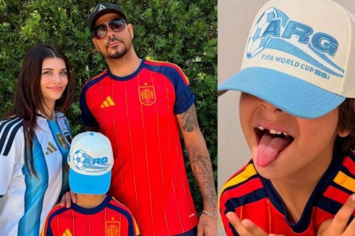 Eva De Dominici responde a críticas por imagen de su hijo con camiseta española