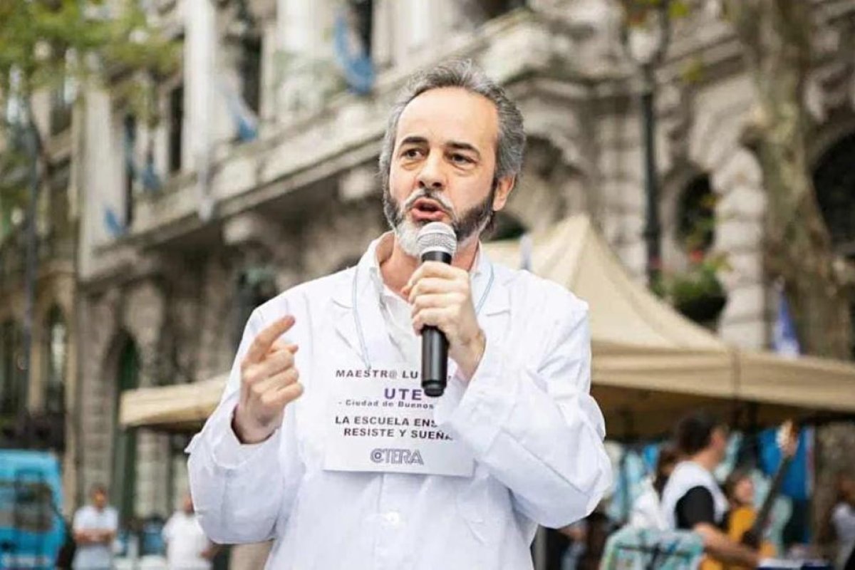 Eduardo López, el docente que desafía a Rodríguez Larreta y pone en duda el inicio de clases en la Ciudad de Buenos Aires
