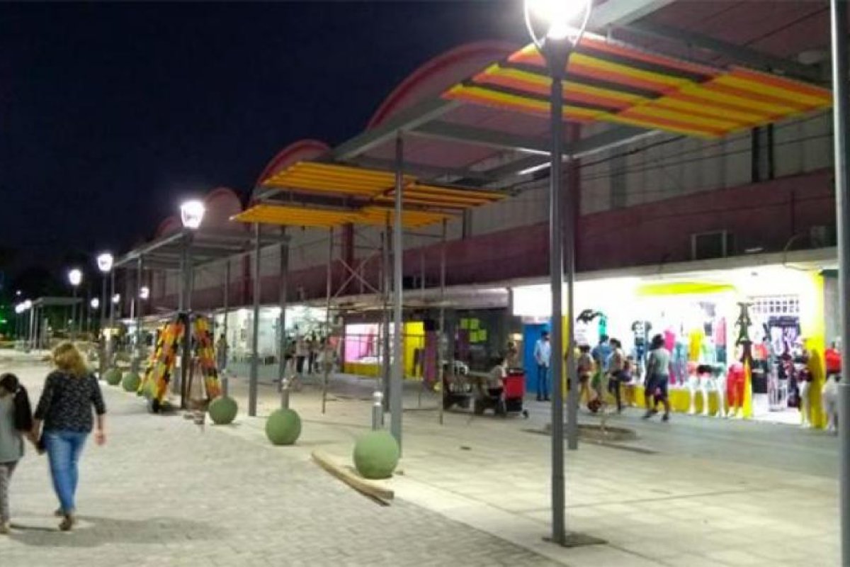 Avanza la obra de la semipeatonal Alem en La Banda