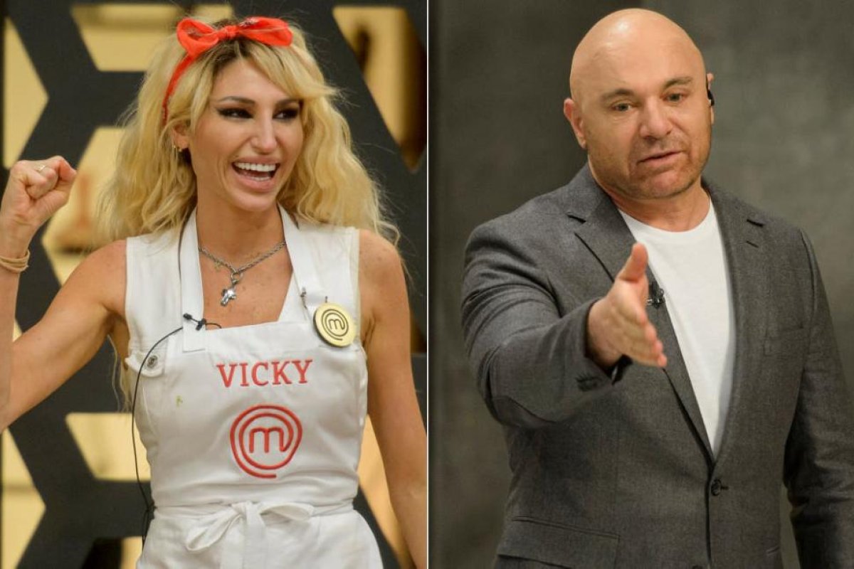 Masterchef Celebrity: Vicky Xipolitakis y una pícara pregunta dirigida a Martitegui