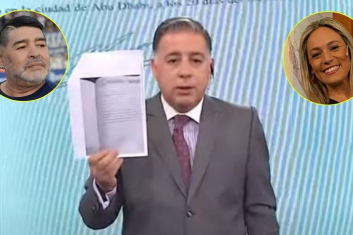 El documento con la cifra que Diego Maradona le donó a Rocío Oliva en vida