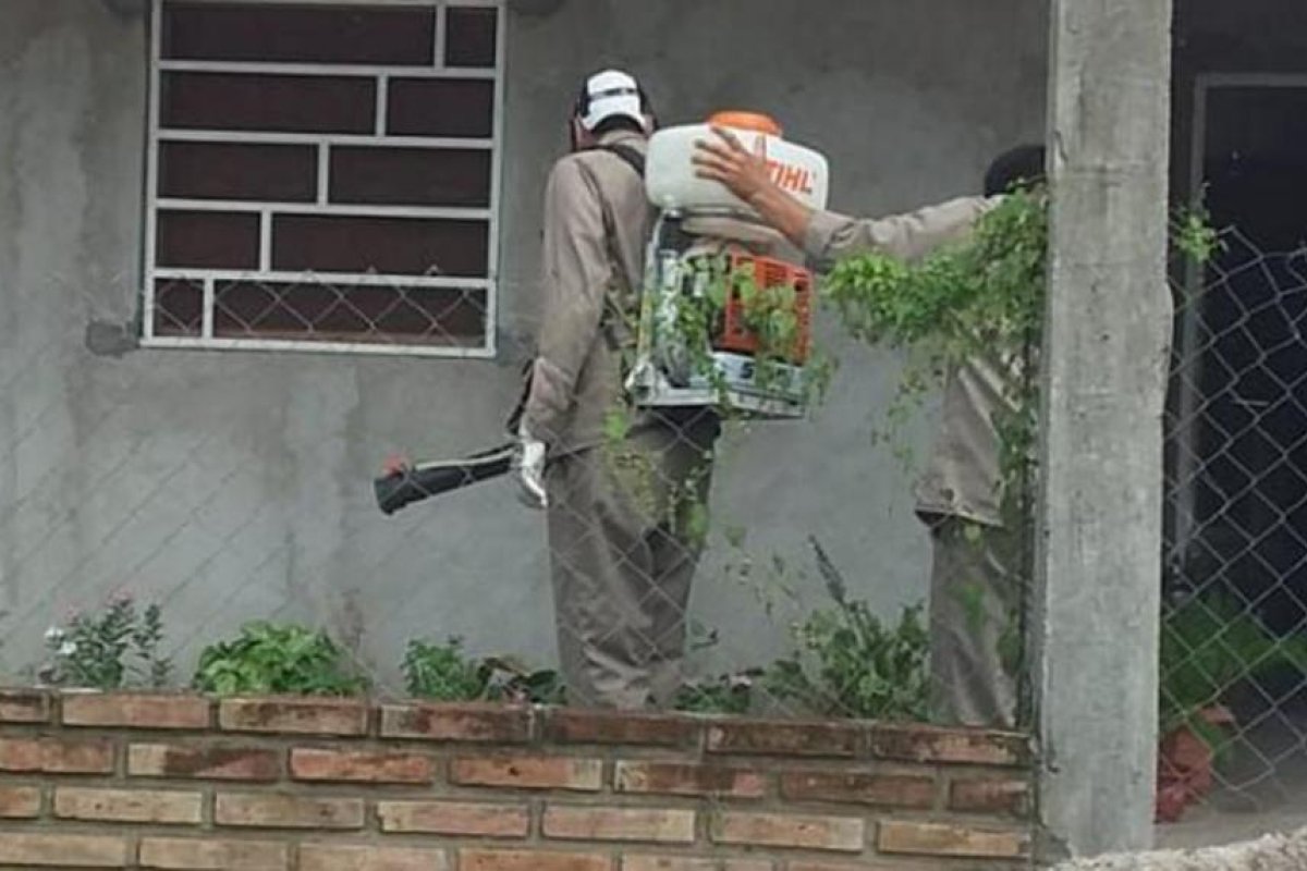 Barrio Herrera el Alto: Continúa en Las Termas la campaña de fumigación contra el mal del dengue