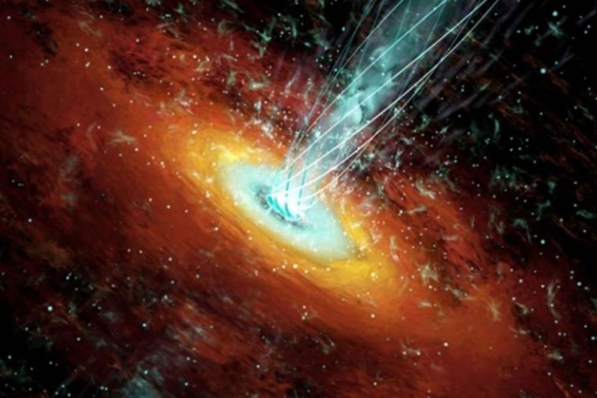 Astrónomos identifican una rara clase de galaxia que emite rayos gamma
