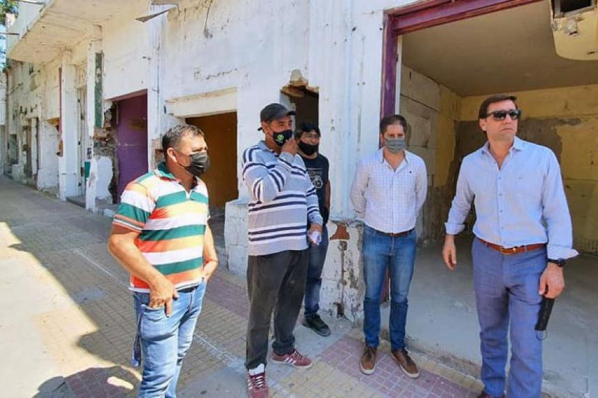 Avanzan las obras de refuncionalización del ex hotel Italia en Las Termas de Río Hondo