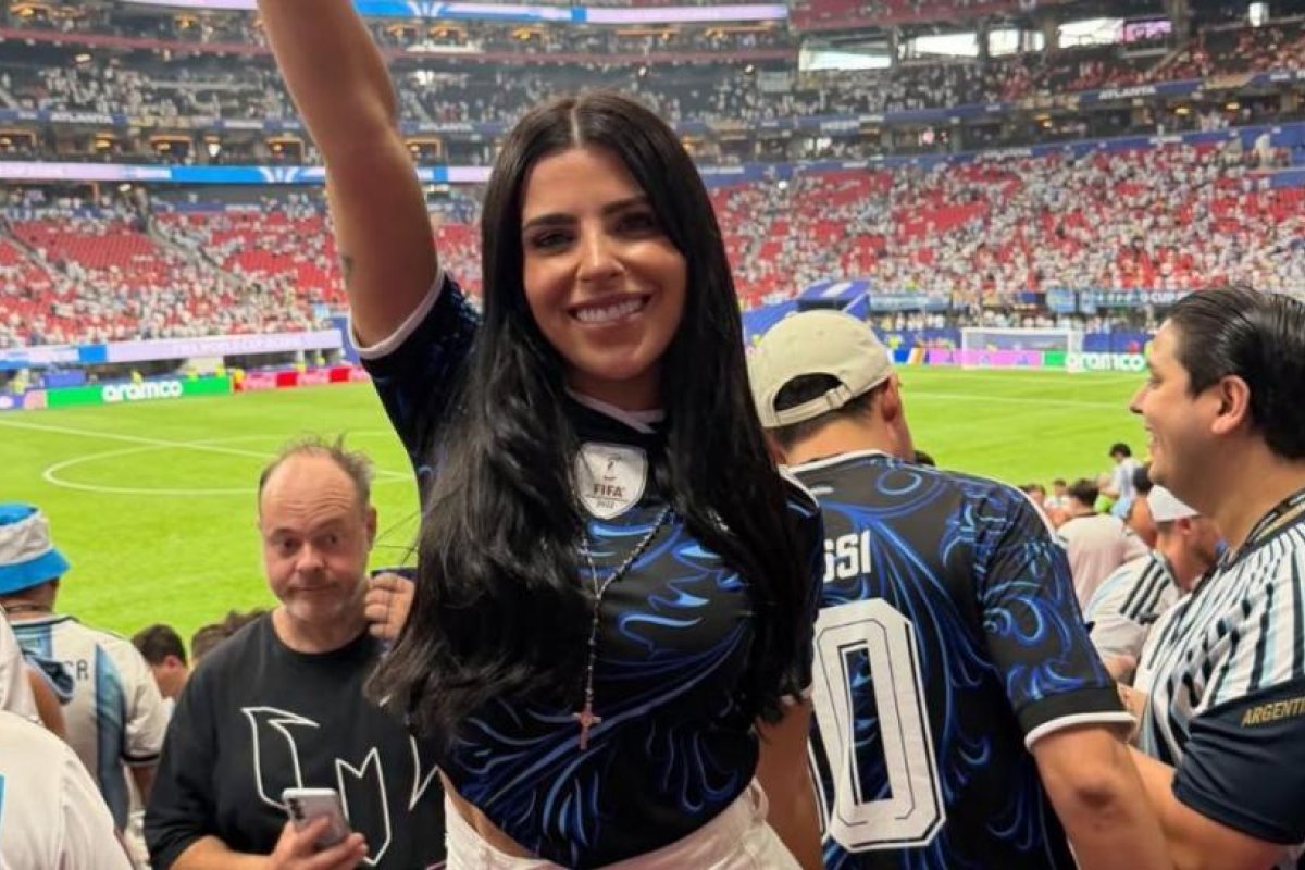 Valentina Cervantes celebra la clasificación de Argentina a la final del Mundial 2026