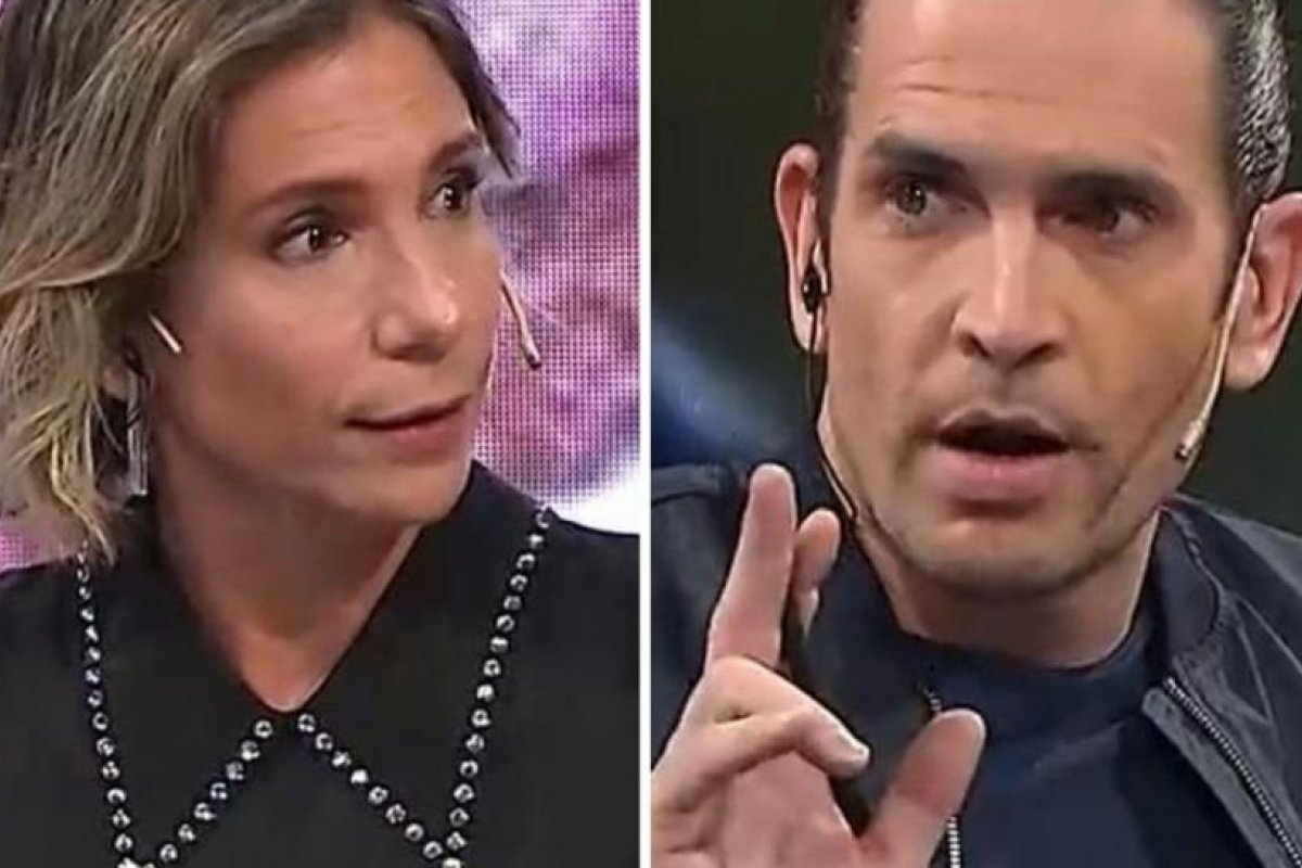 Fuerte cruce entre Diego Ramos y Ángela Lerena en TV Nostra