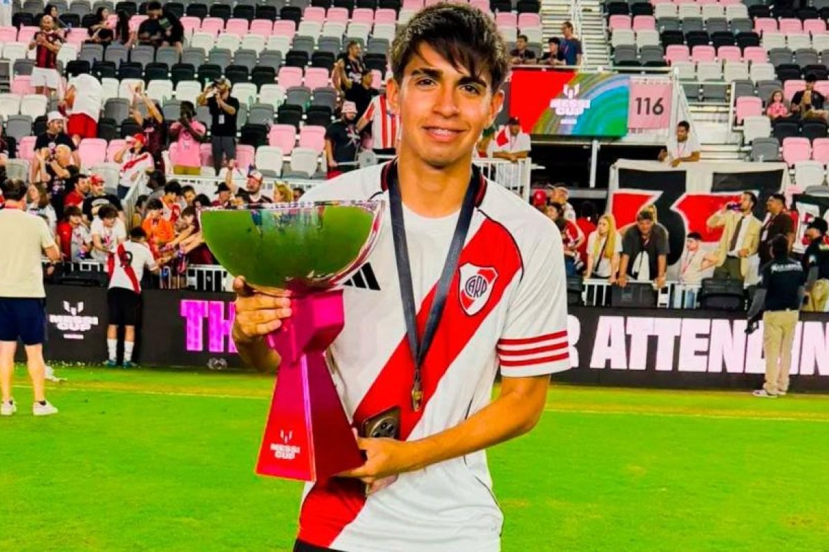 Tahiel Cabral: El joven santiagueño que triunfó en la Messi Cup con River Plate