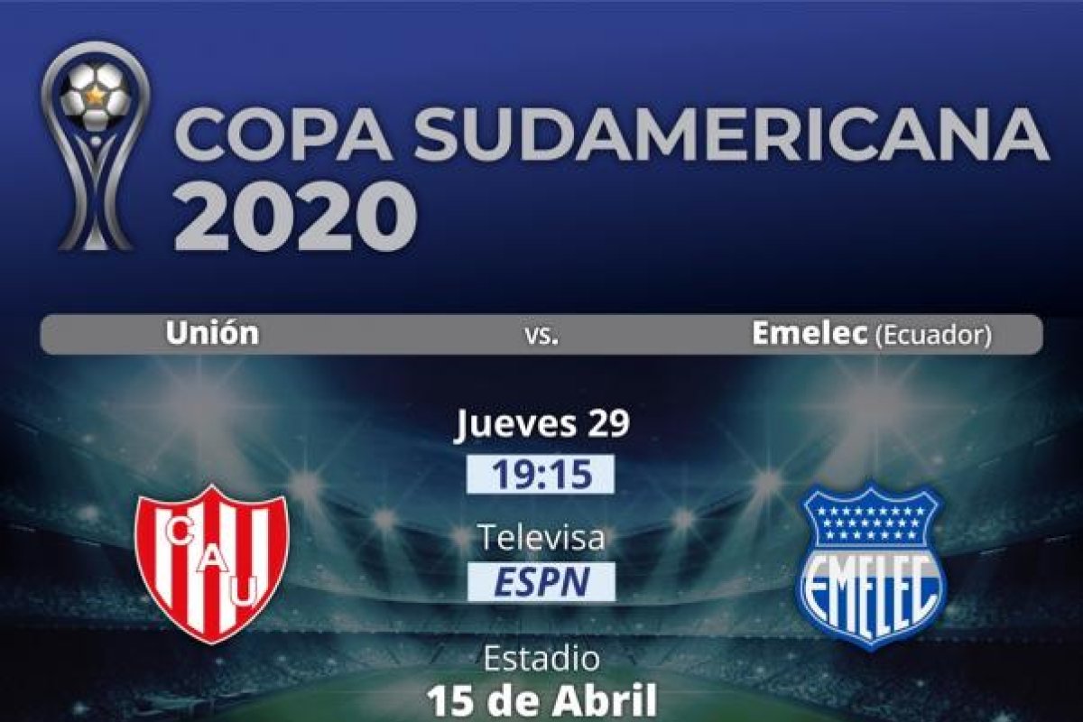 Unión recibe a Emelec de Ecuador