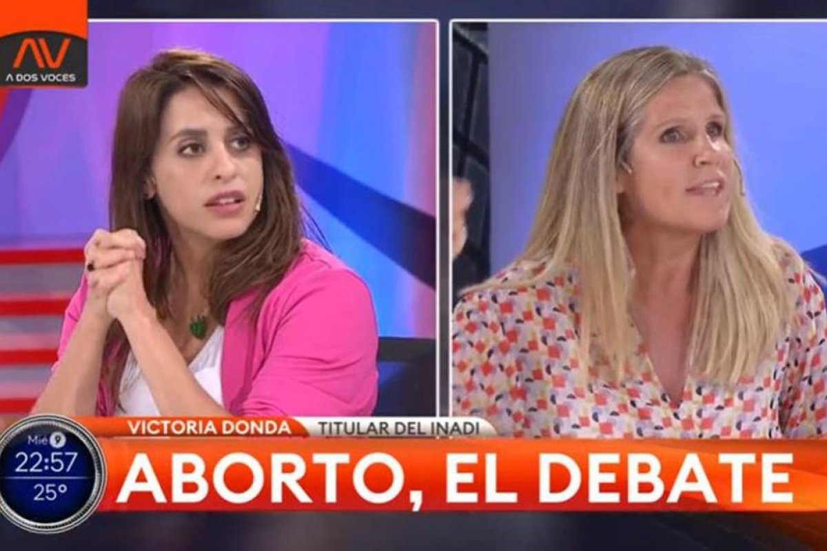 Duro cruce por el aborto: Cynthia Hotton acusó a Victoria Donda por discriminación y pidió su renuncia en vivo