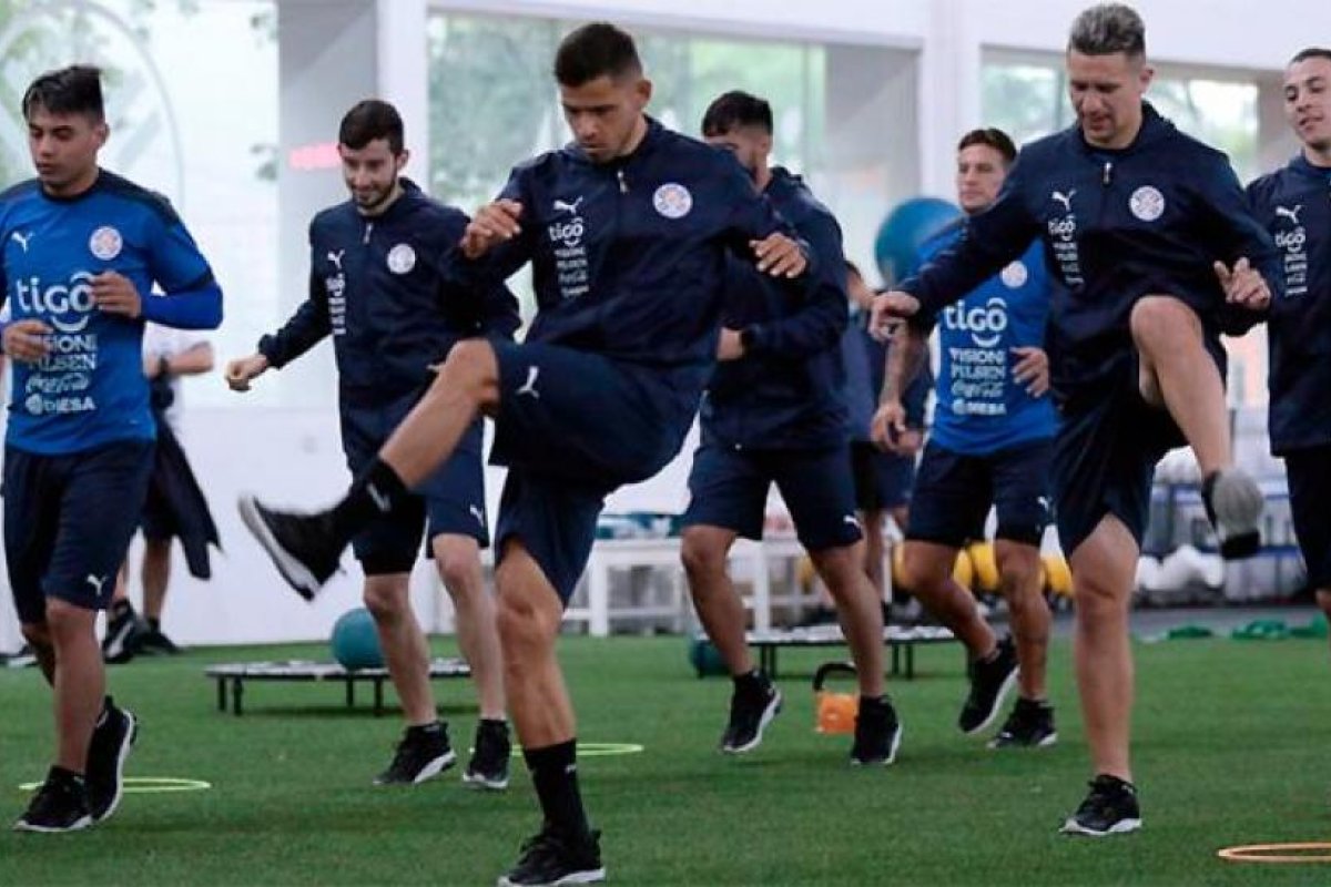 Paraguay se entrenó de cara al partido ante Argentina por las Eliminatorias