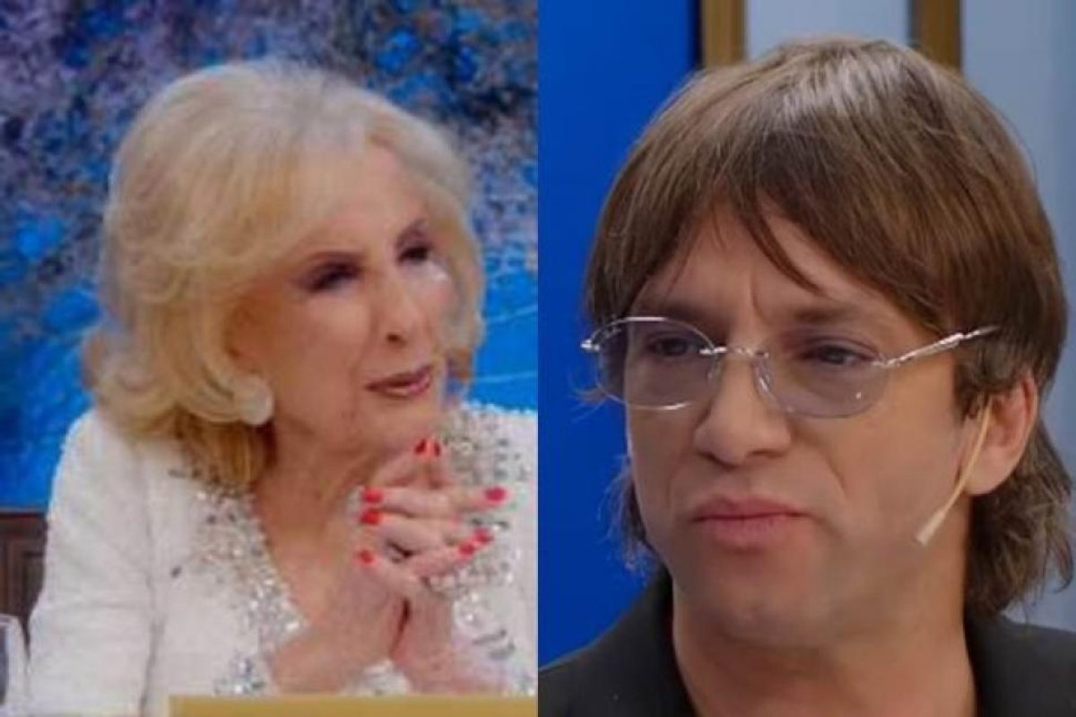 Joaquín Levinton sorprende a Mirtha Legrand con flores en su programa