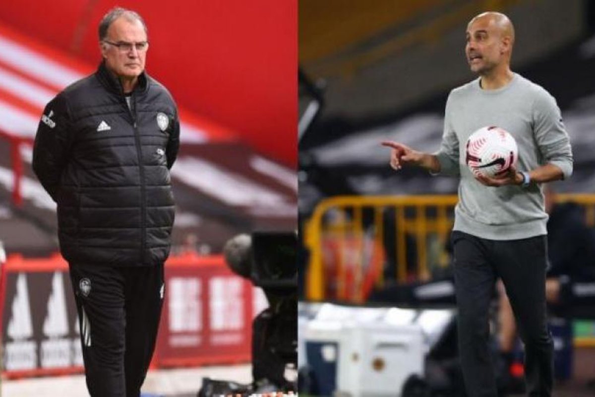 Partidazo en la Premier League: el Leeds United de Bielsa enfrenta al Manchester City de Guardiola