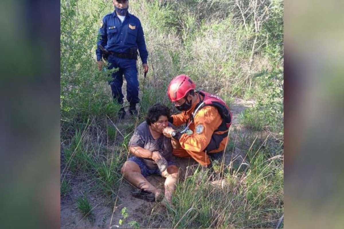 Isla de Los Sotelos: En rápido accionar la Policía logró encontrar a la mujer desaparecida