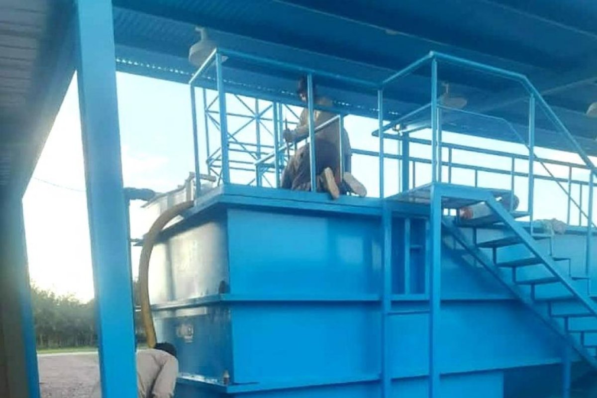 El Sauzal: Realizaron mantenimiento integral de la planta potabilizadora de agua