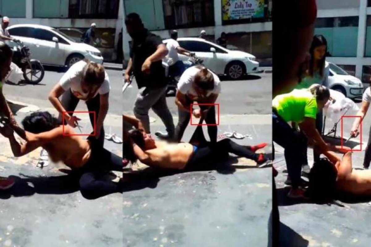 Comerciantes lincharon y dejaron semidesnuda a una mechera