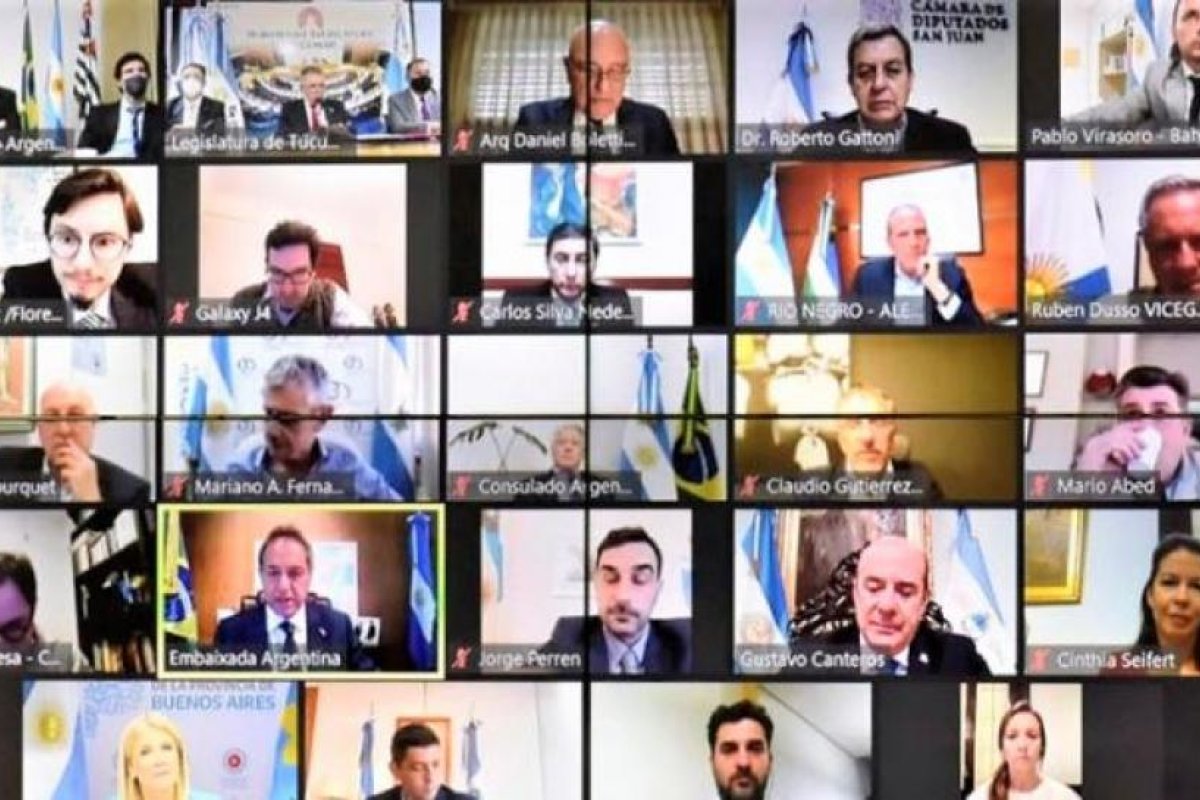 Silva Neder participó de reunión virtual con Scioli