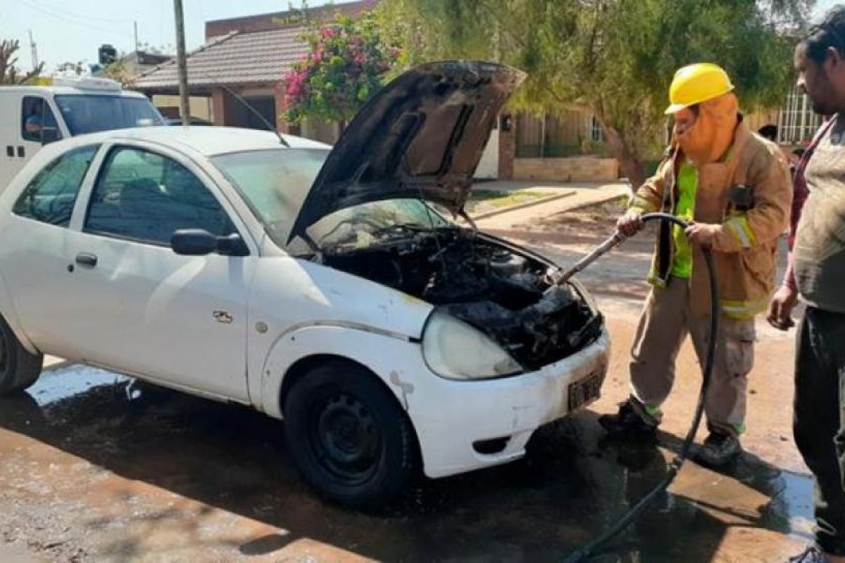 Temor por principio de incendio en automóvil