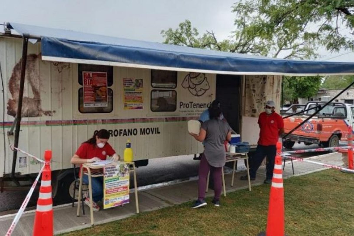 Barrio Usina: La campaña de vacunación antirrábica y desparasitación estuvo presente en barrio