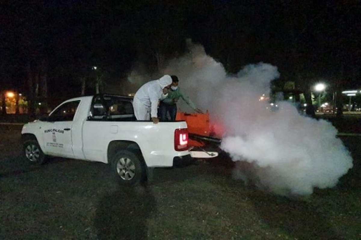 El municipio adquirió una maquina fumigadora para trabajar en los barrios de la ciudad contra el dengue